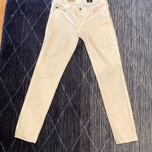 Ag Stevie ankle white jean